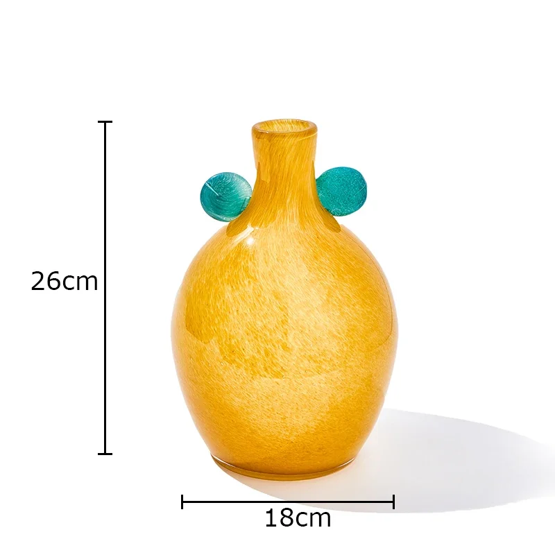 Coloured Globe Handled Glass Jar Vase Collection - Image 9
