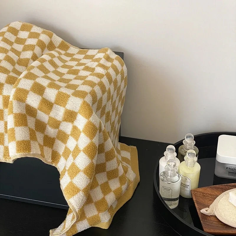 Colourful Checkerboard & Stripe Towels - Image 13