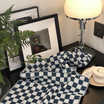Colourful Checkerboard & Stripe Towels - Image 16