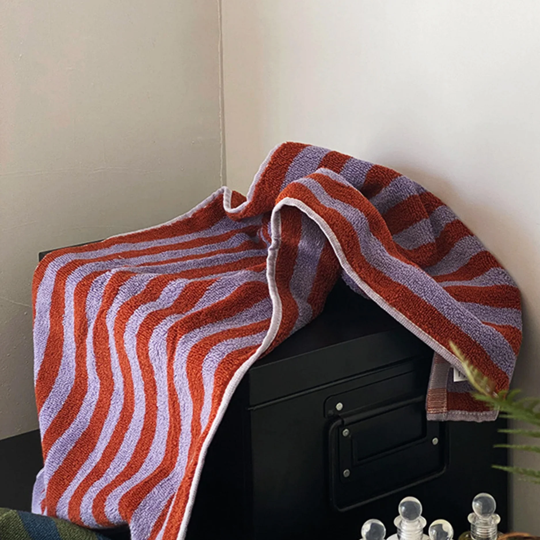 Colourful Checkerboard & Stripe Towels - Image 21