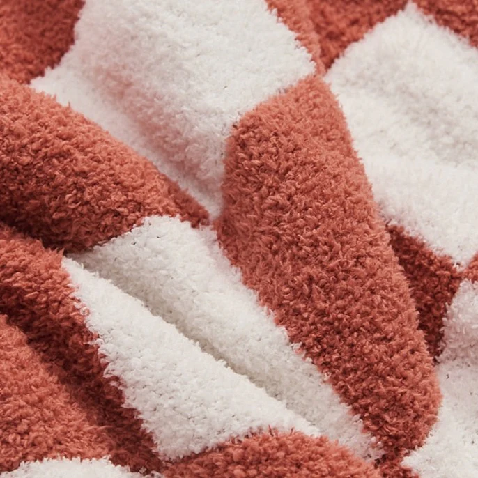 COLOURFUL CHECKERBOARD THROW - Image 38