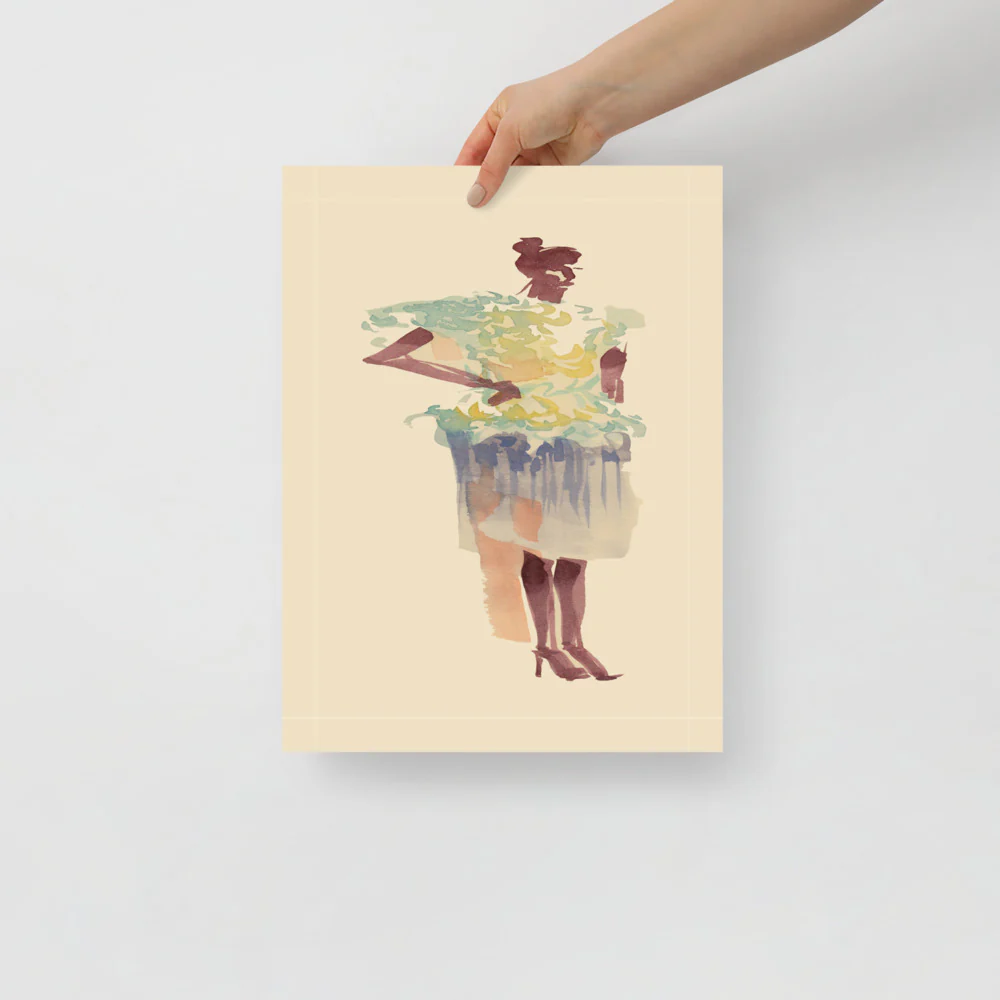 Colourful Dress Wall Art - Image 2