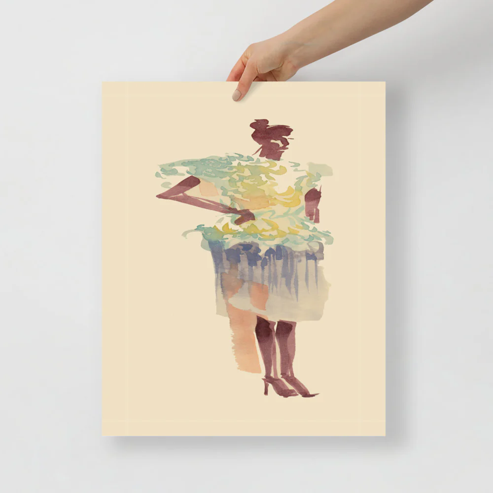 Colourful Dress Wall Art - Image 4