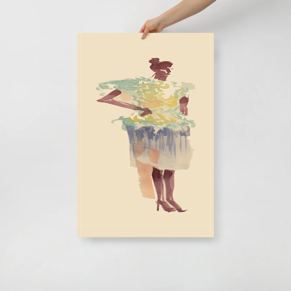 Colourful Dress Wall Art - Image 6
