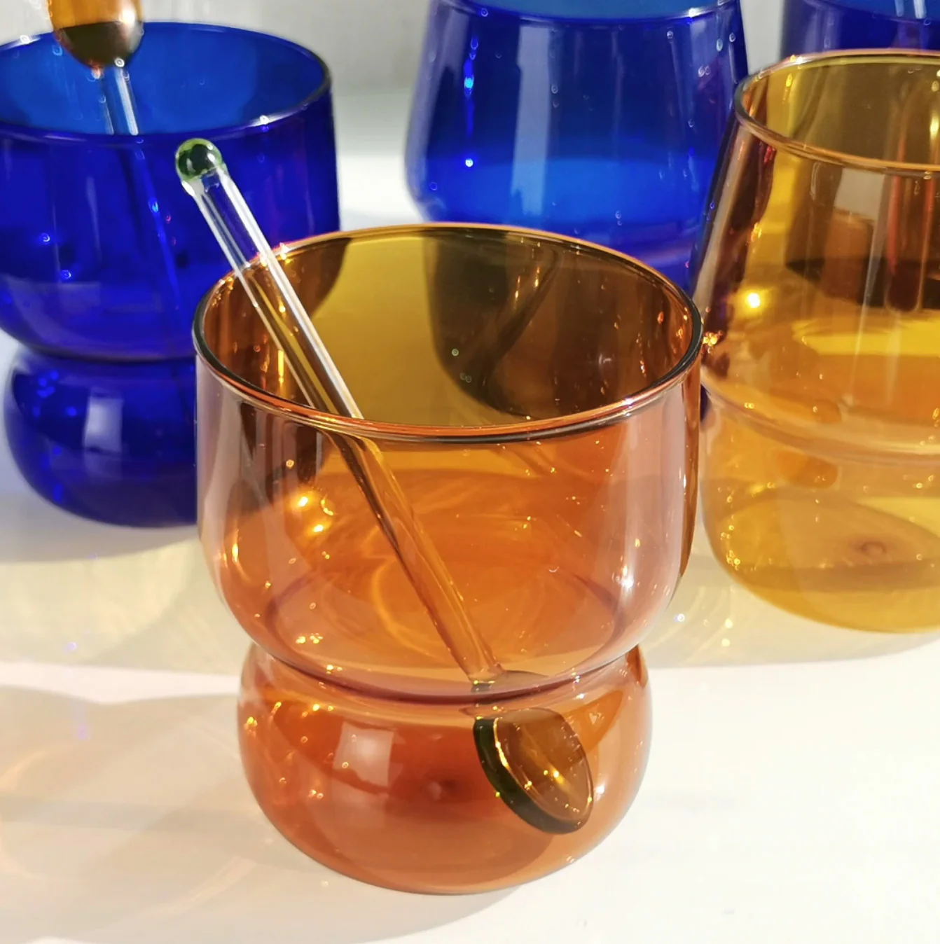 Colourful Glass Cups - Image 10