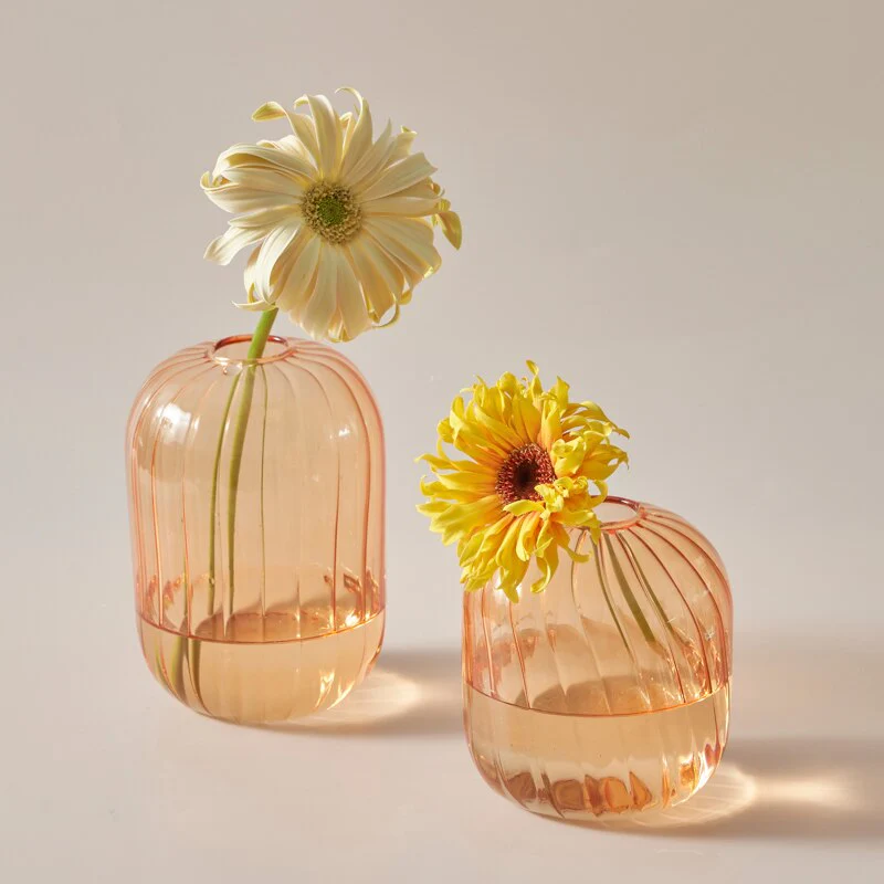 Colourful Glass Globe Vase - Image 3