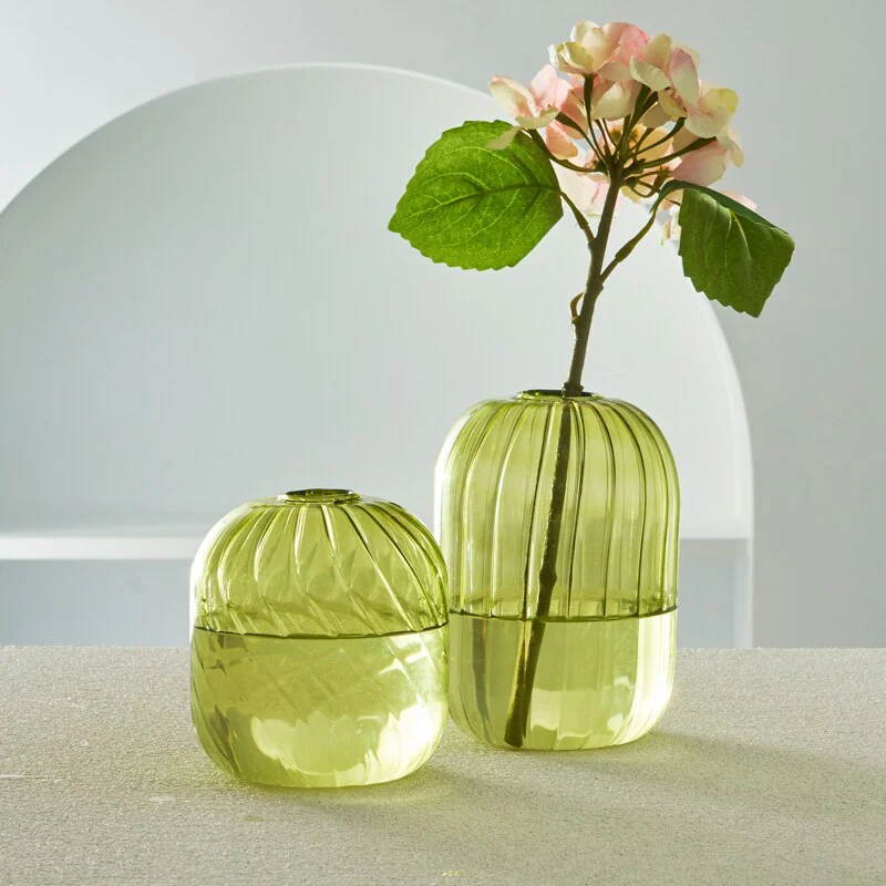 Colourful Glass Globe Vase - Image 6