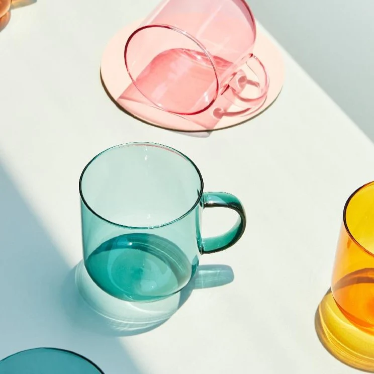 Colourful Glass Mug - Image 4