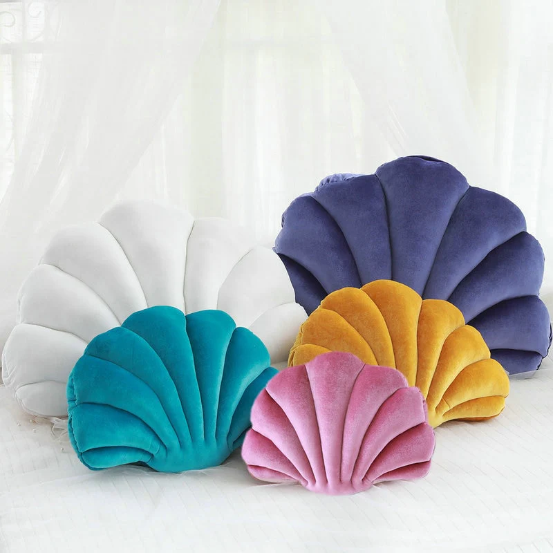 Colourful Shell Cushion - Image 2