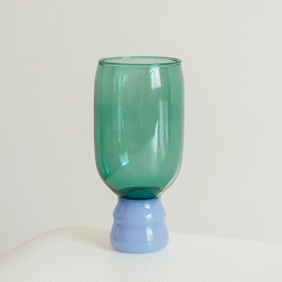 Colourful Tall Glass Cup - Image 11