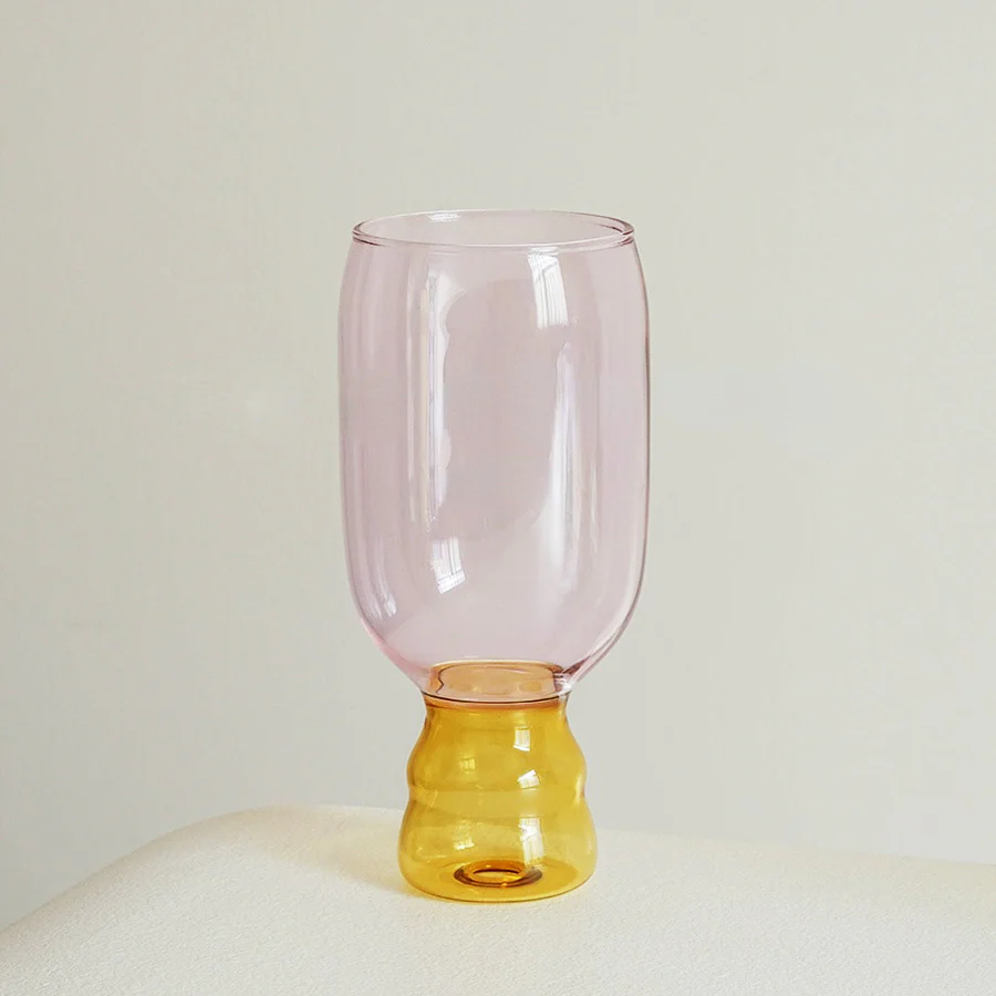Colourful Tall Glass Cup - Image 8