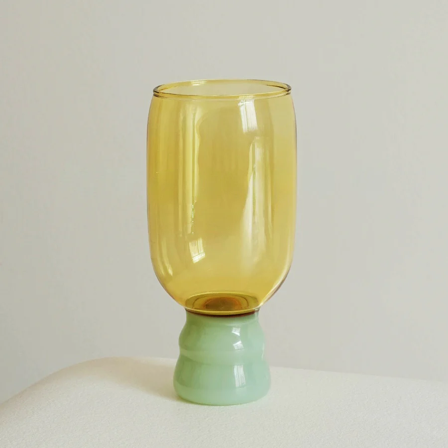 Colourful Tall Glass Cup - Image 9