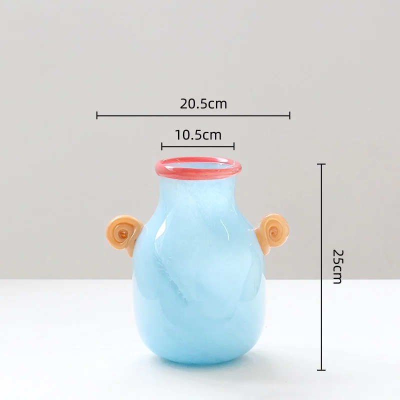 Creative Cartoon Candy Handle Glass Vase - Image 7