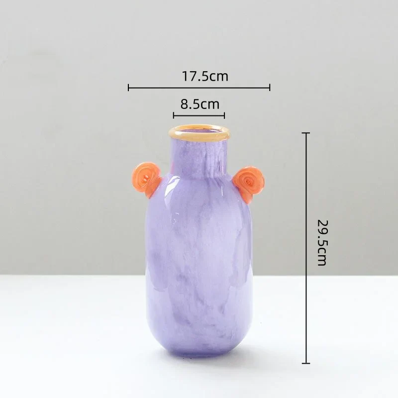 Creative Cartoon Candy Handle Glass Vase - Image 8