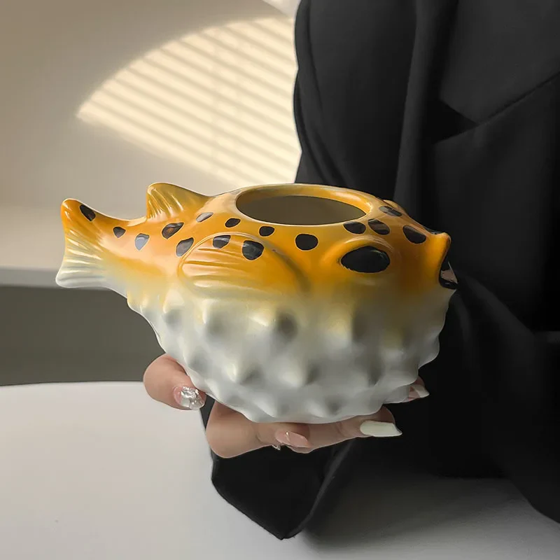 Creative Pufferfish Ceramic Mug 🐡 - Image 5