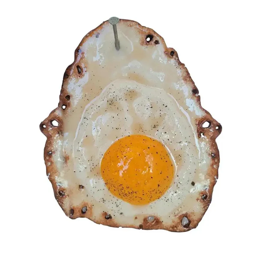 Crispy Fried Egg Wall Sculpture - Image 2