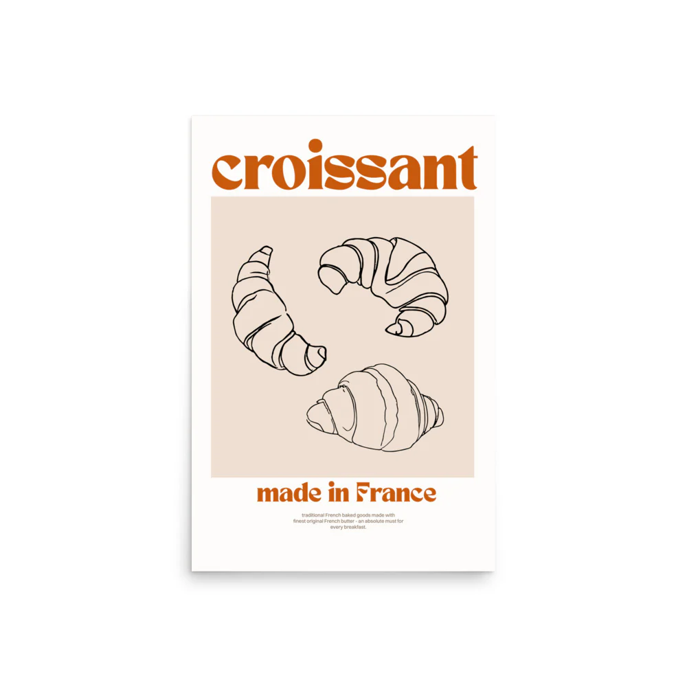 Croissant, made from France