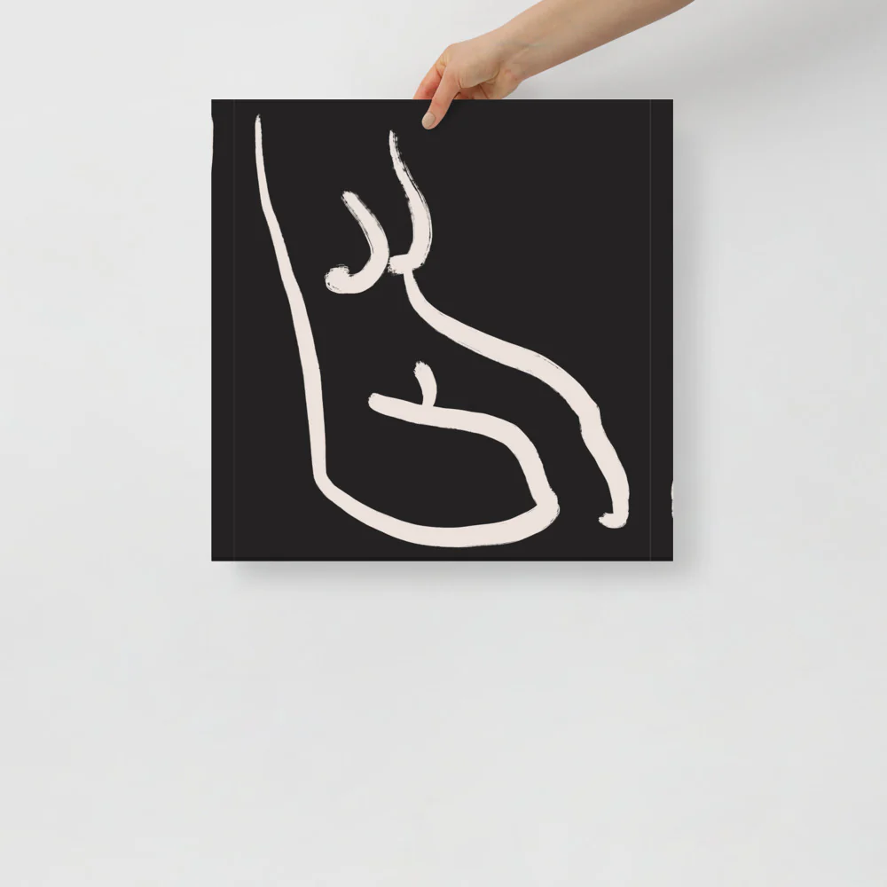 Croquis in Black 2 Wall Art - Image 10