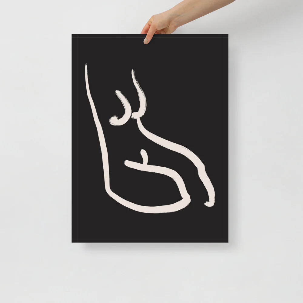 Croquis in Black 2 Wall Art - Image 11