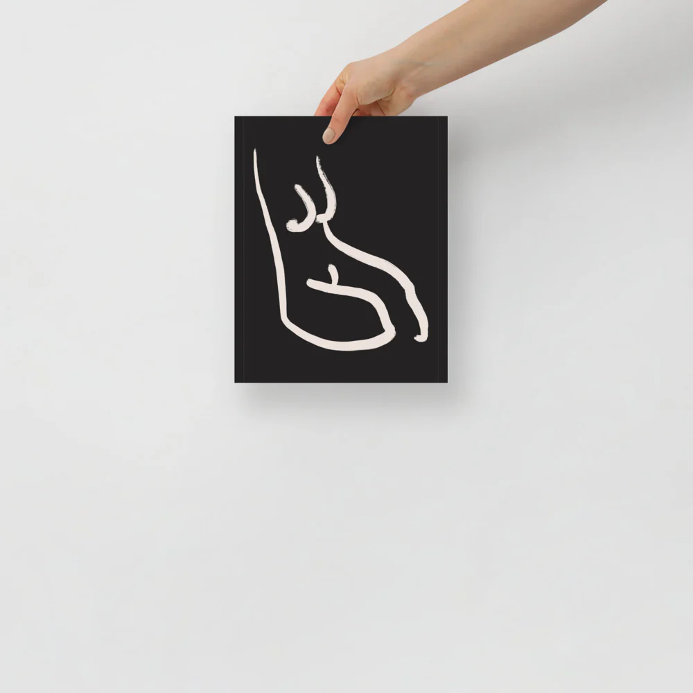 Croquis in Black 2 Wall Art - Image 2