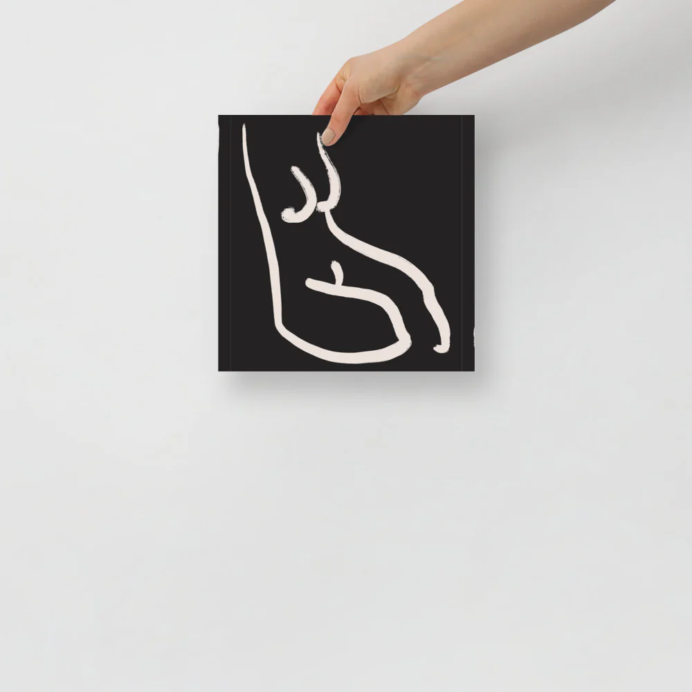 Croquis in Black 2 Wall Art - Image 3