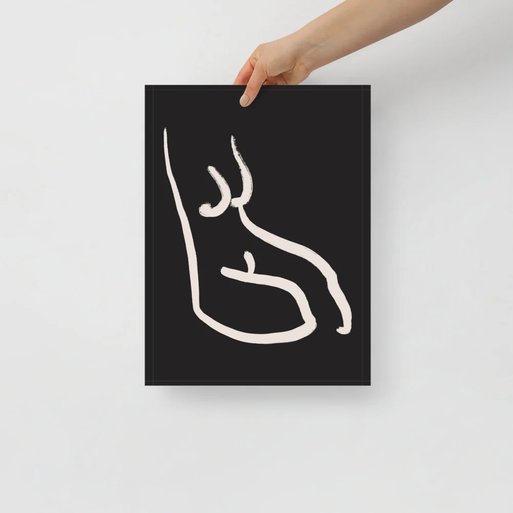 Croquis in Black 2 Wall Art - Image 5
