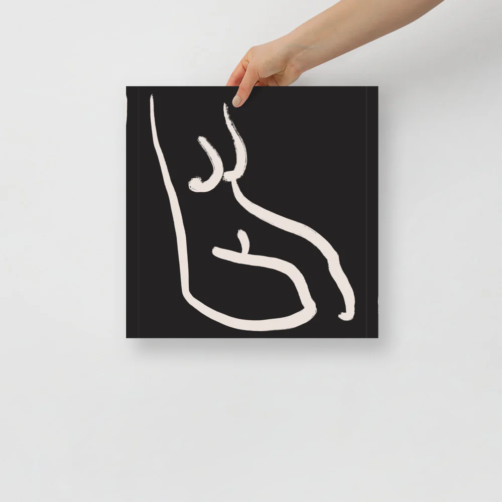 Croquis in Black 2 Wall Art - Image 7