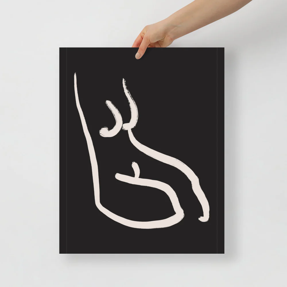 Croquis in Black 2 Wall Art - Image 9
