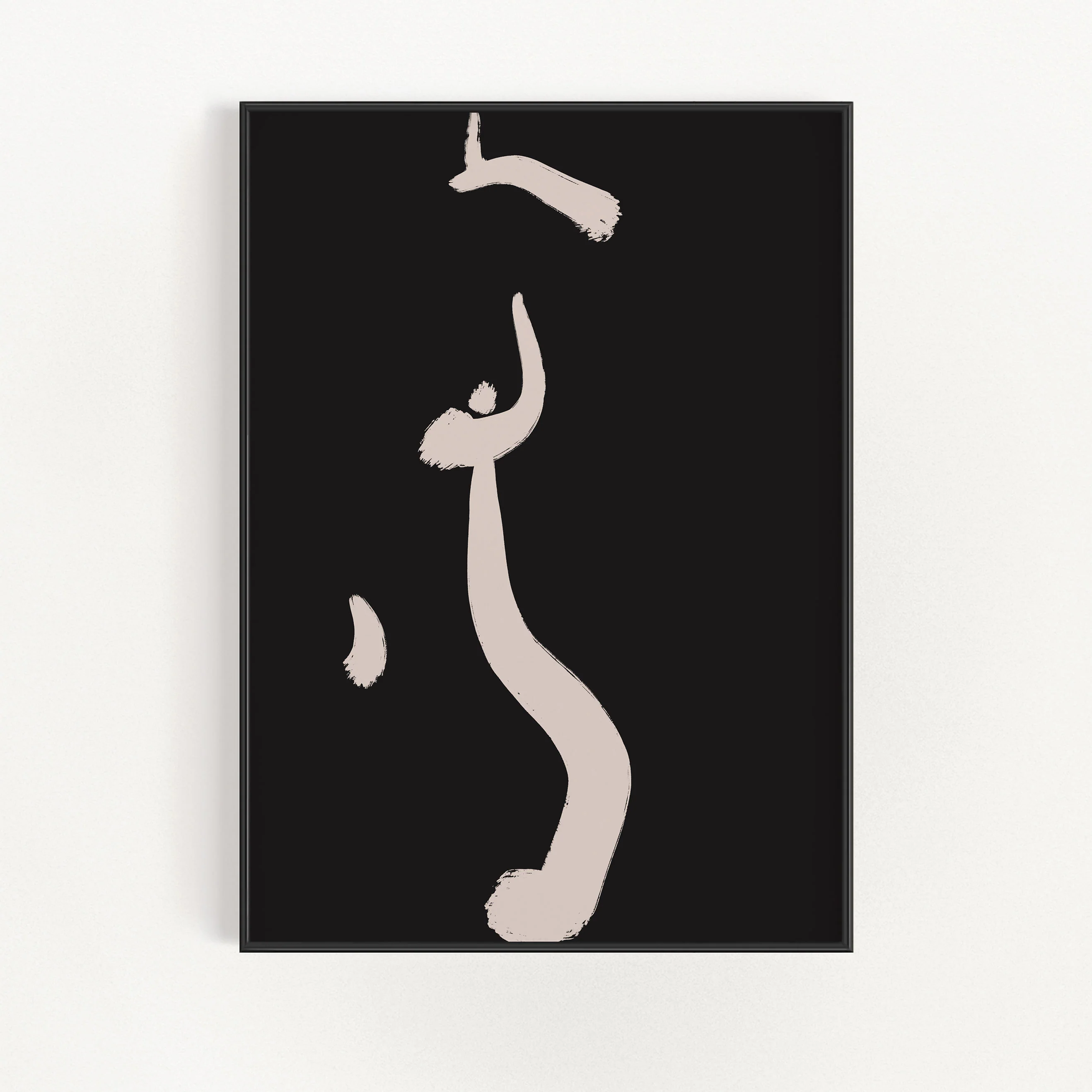 Croquis in Black 2 Wall Art