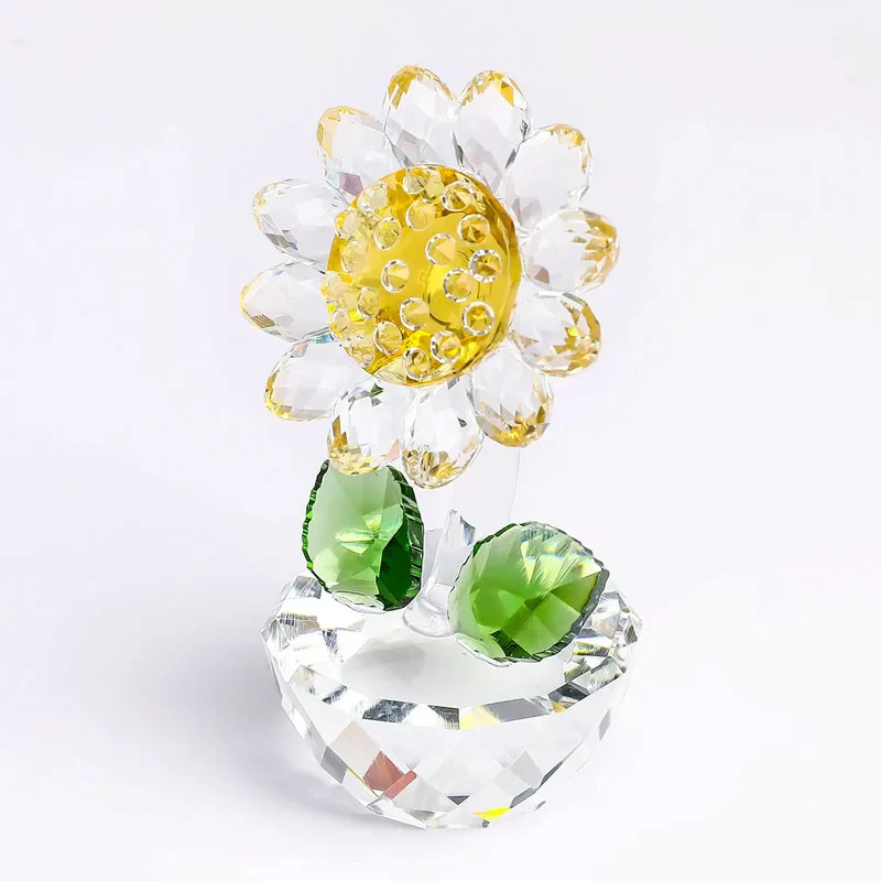 Crystal Glass Sunflower - Image 3