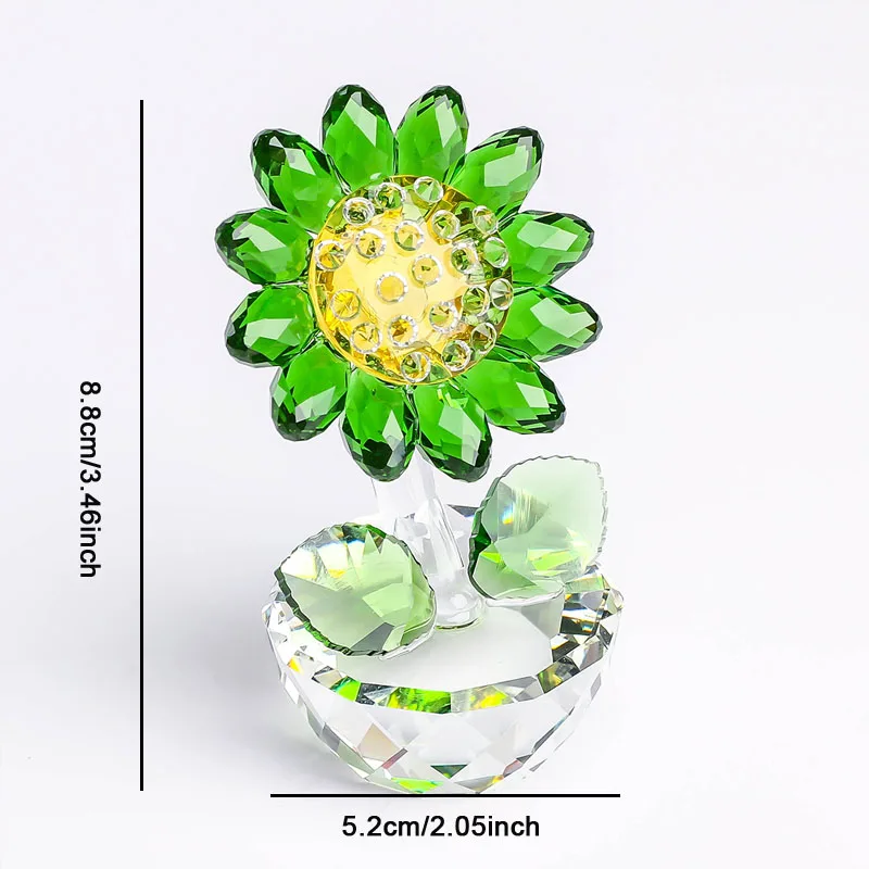 Crystal Glass Sunflower - Image 5