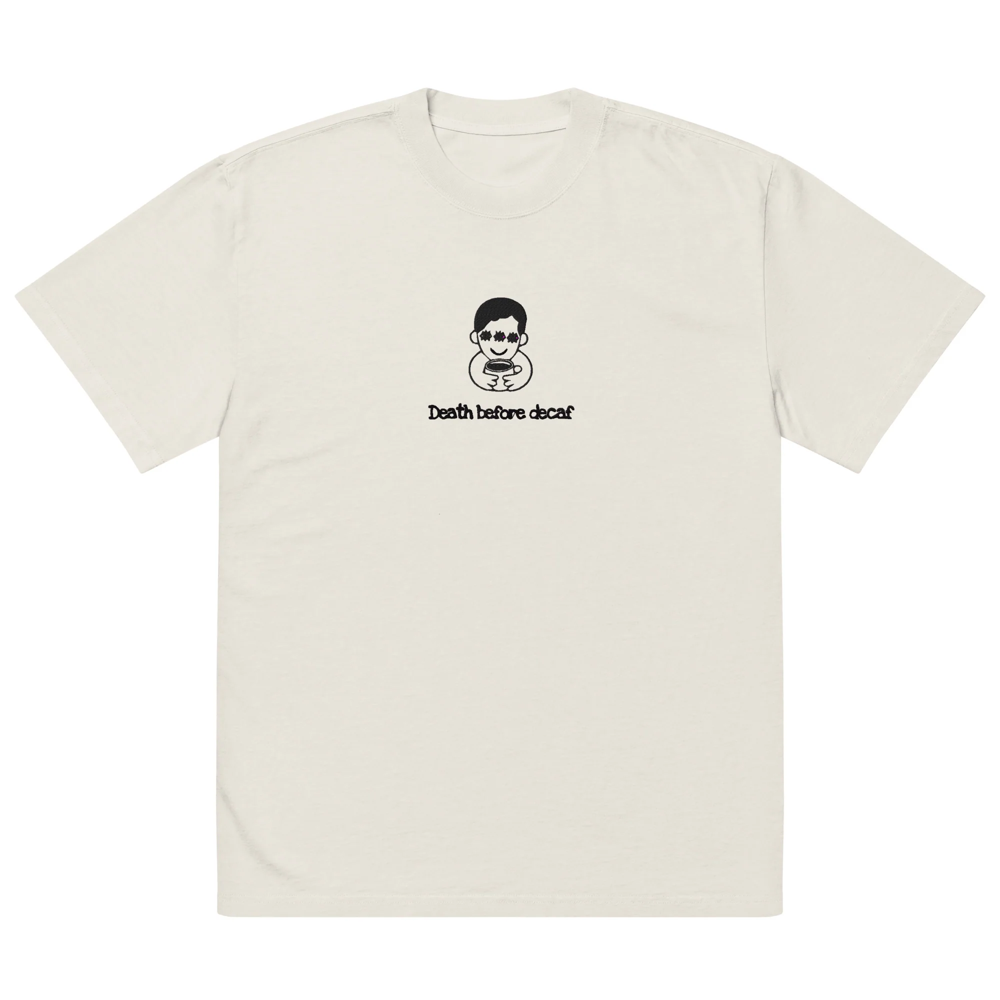 Death before decaf Oversized faded t-shirt - Image 9