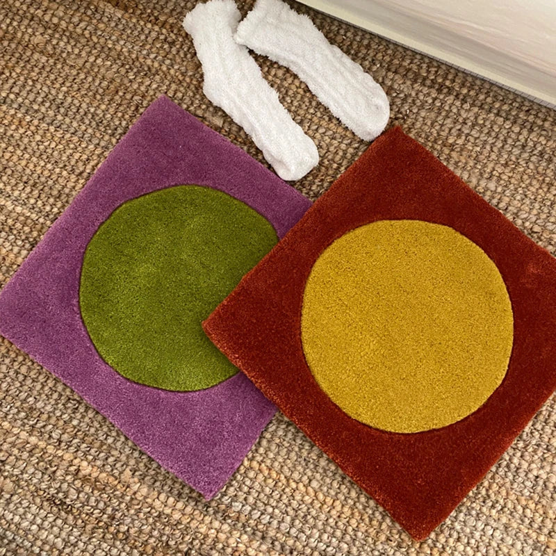 Dot in Square Block Rug - Image 2