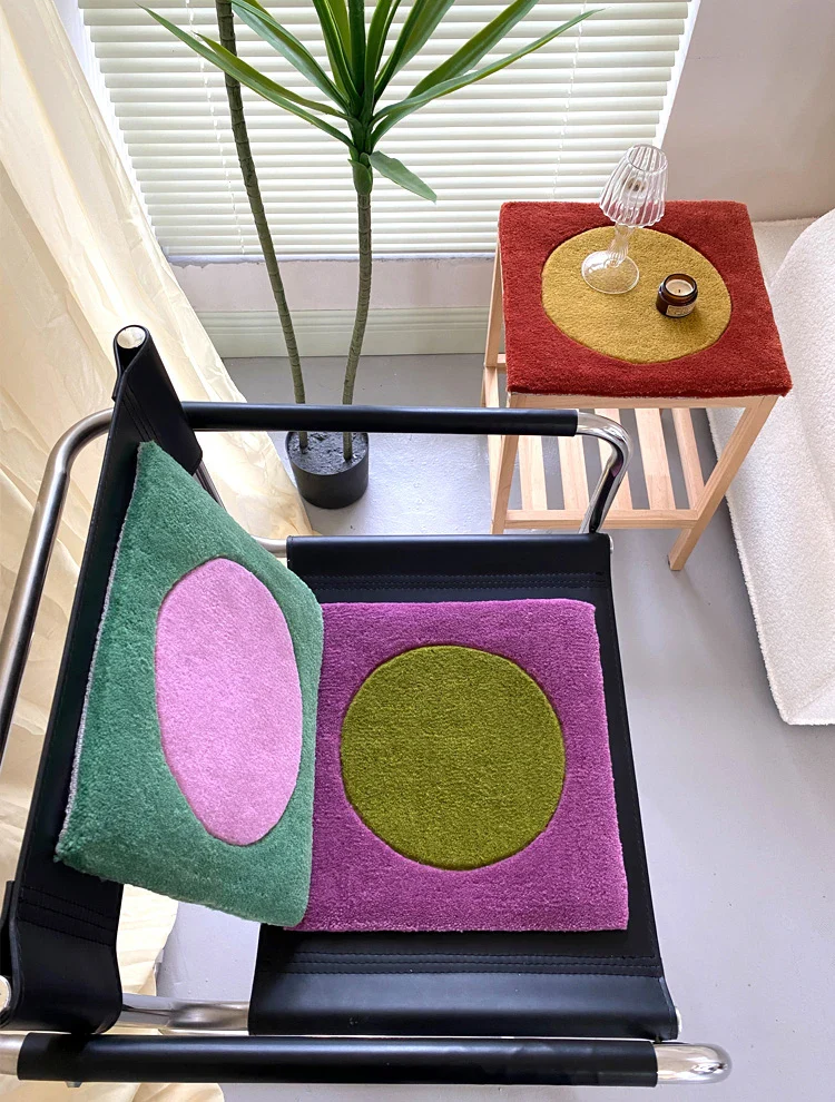 Dot in Square Block Rug - Image 7