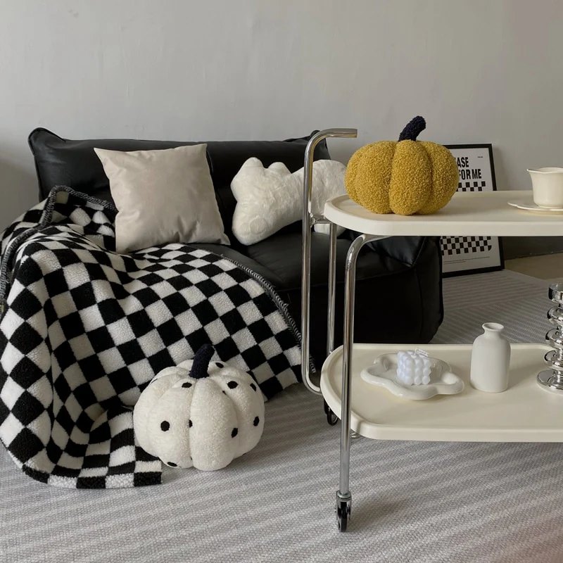 Dot Pumpkin Cushion - Image 4