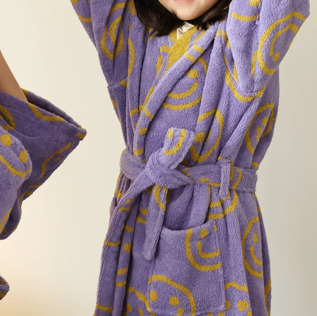 Double-sided Smiley Bath Gown - Image 11
