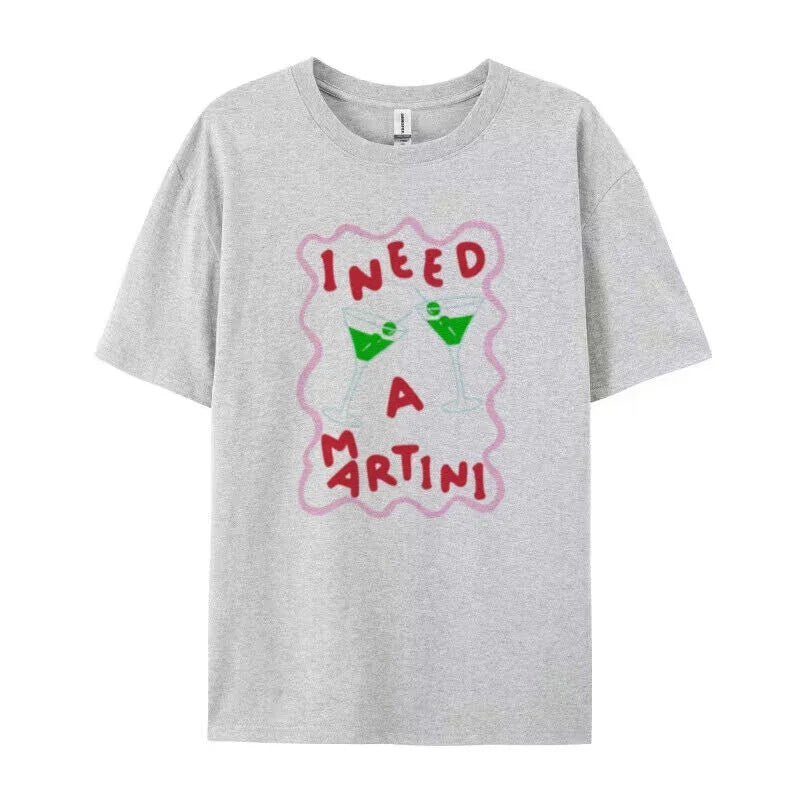 E-Girl Grunge Streetwear Cocktail Graphic Tee