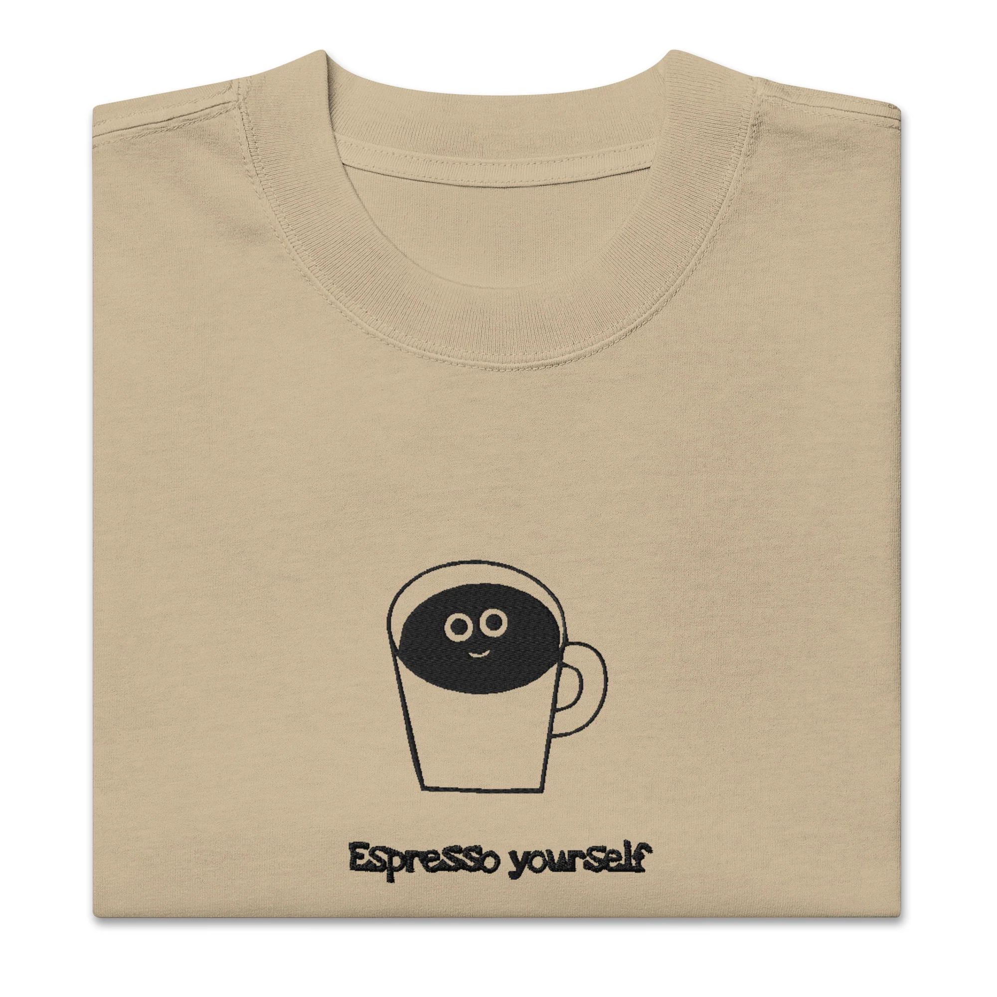 Espresso yourself Oversized faded t-shirt - Image 3