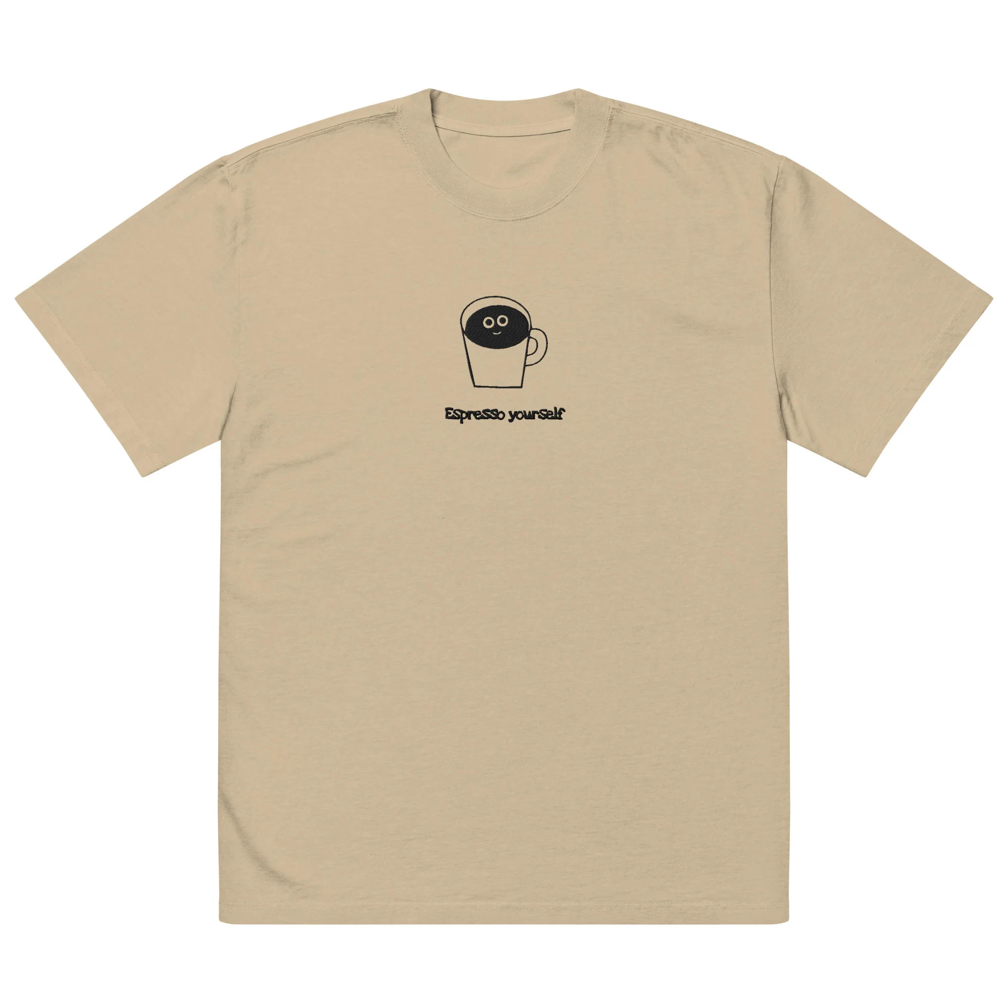 Espresso yourself Oversized faded t-shirt - Image 4