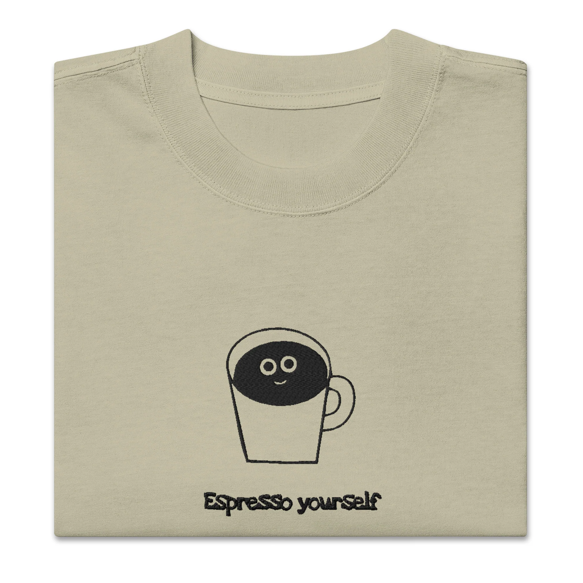 Espresso yourself Oversized faded t-shirt - Image 5