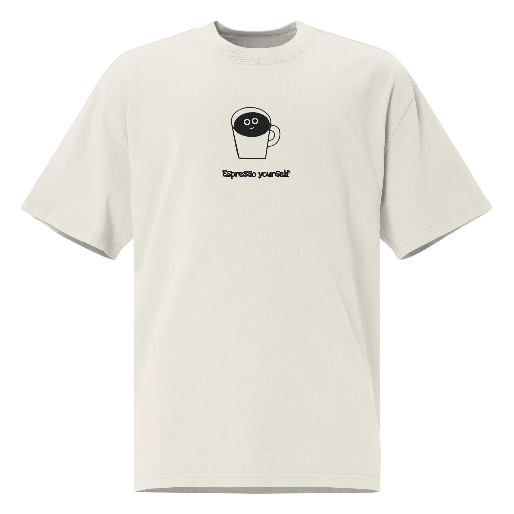 Espresso yourself Oversized faded t-shirt - Image 9