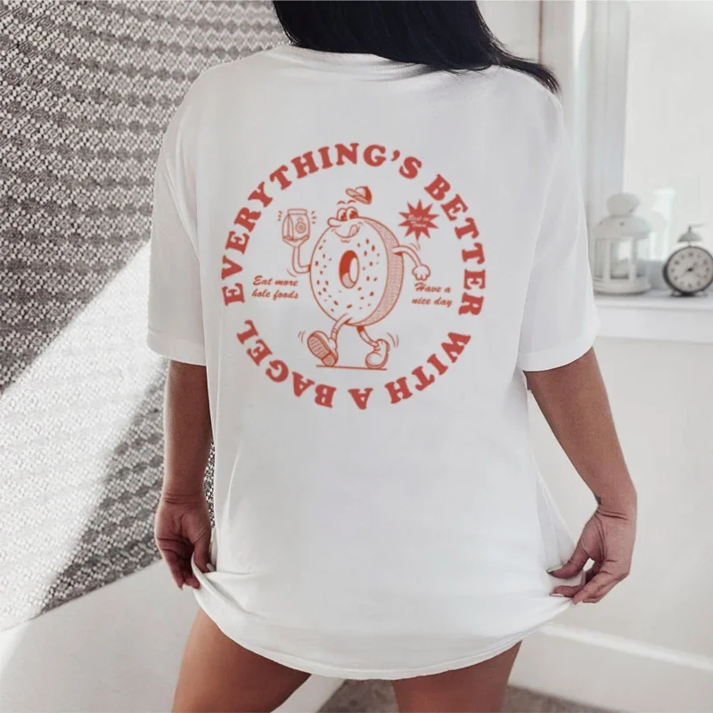Everything's Better with a Bagel T-Shirt - Image 2