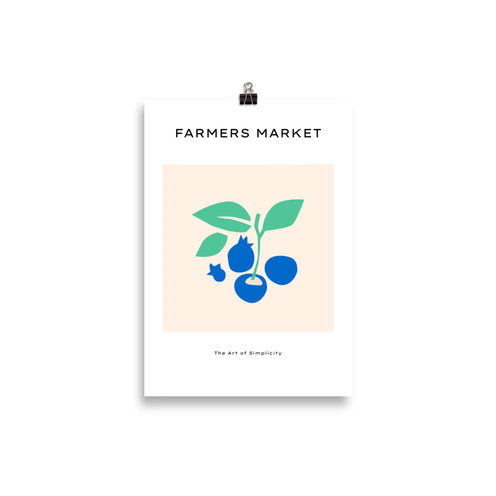 Farmer's Market-Bluberries - Image 2