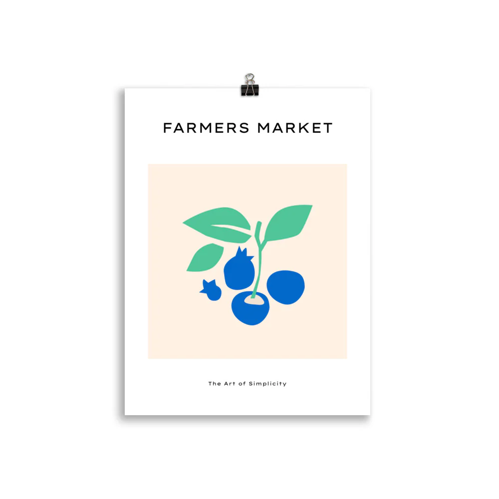 Farmer's Market-Bluberries - Image 3