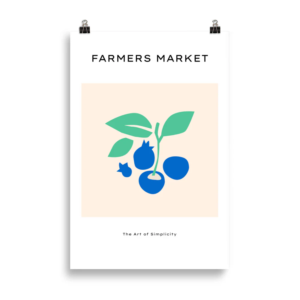 Farmer's Market-Bluberries - Image 5
