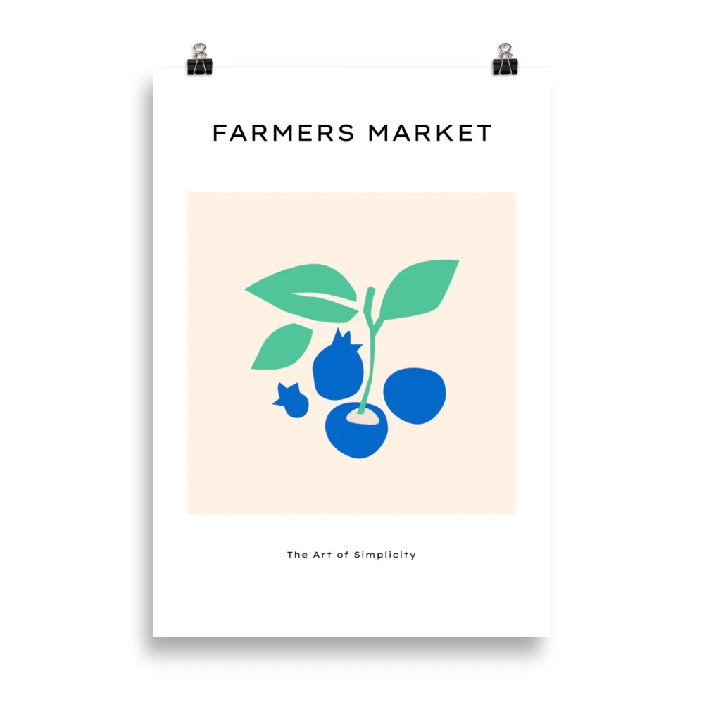 Farmer's Market-Bluberries - Image 6