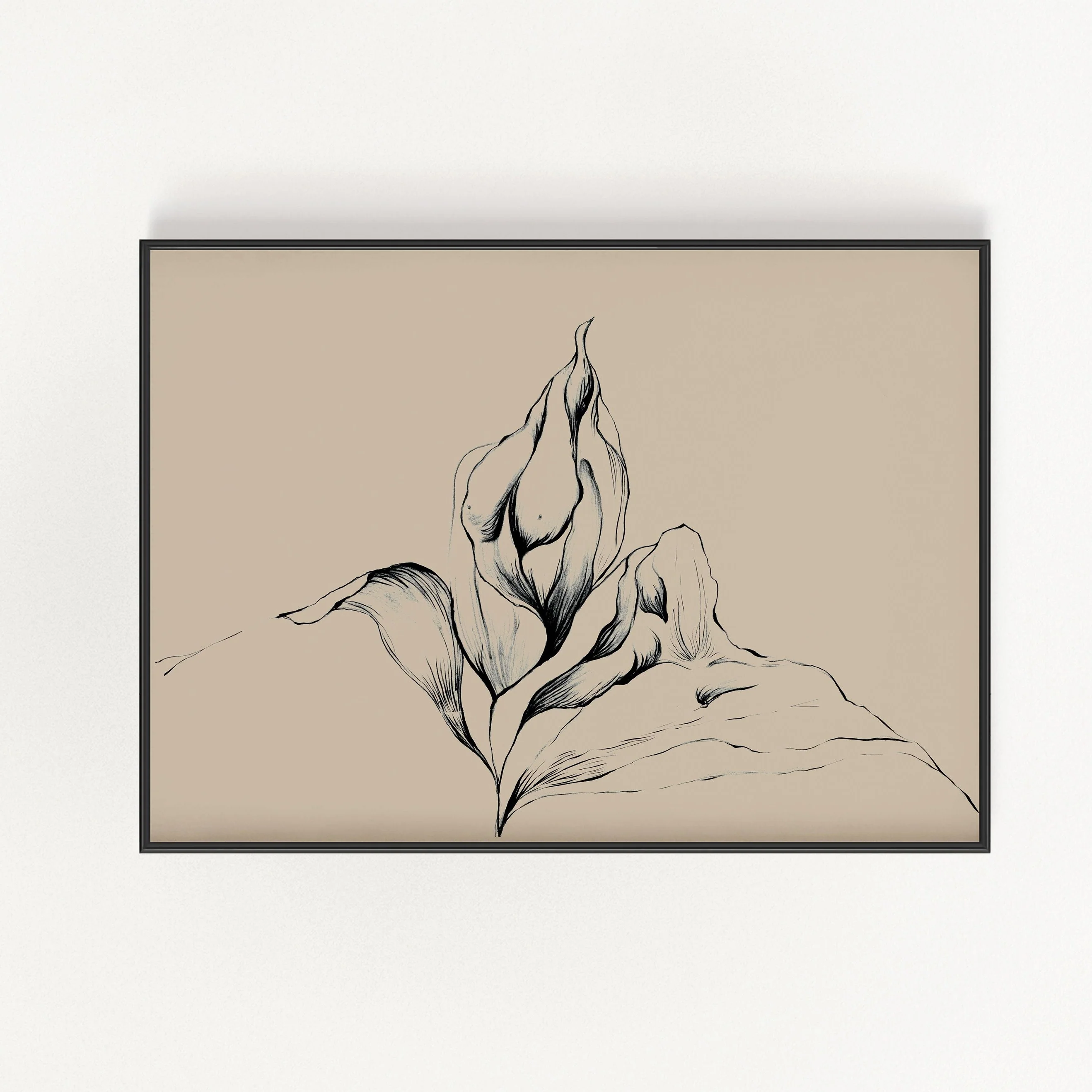 Floral Body Wall Art