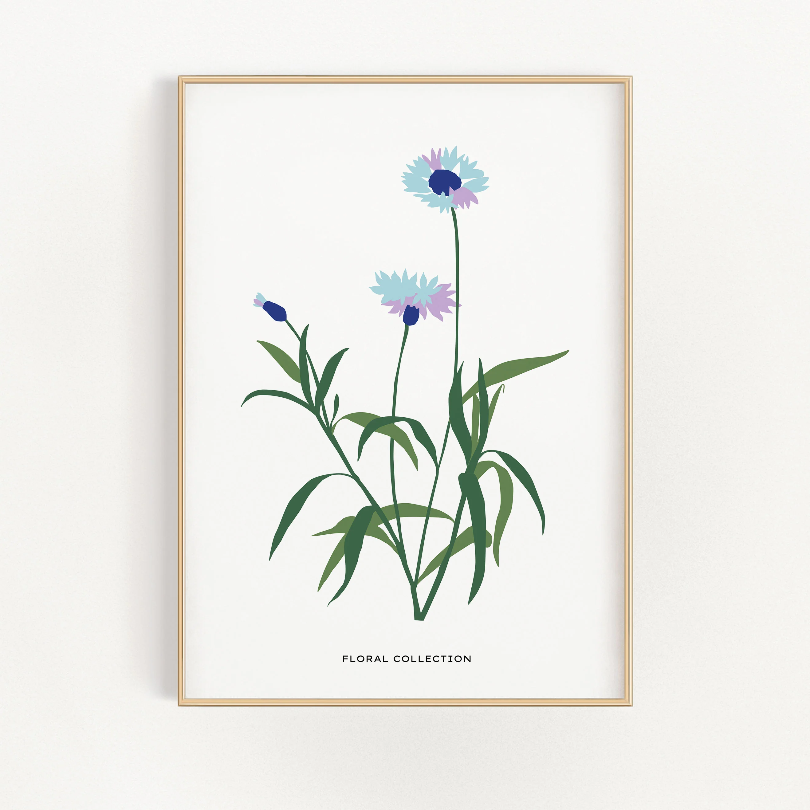 Floral Collection - Blue Flower
