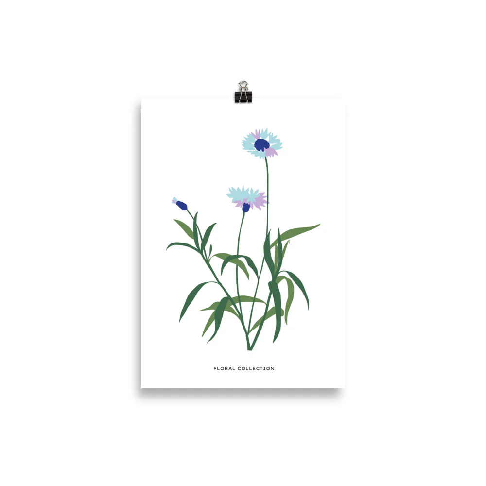Floral Collection - Blue Flower - Image 2