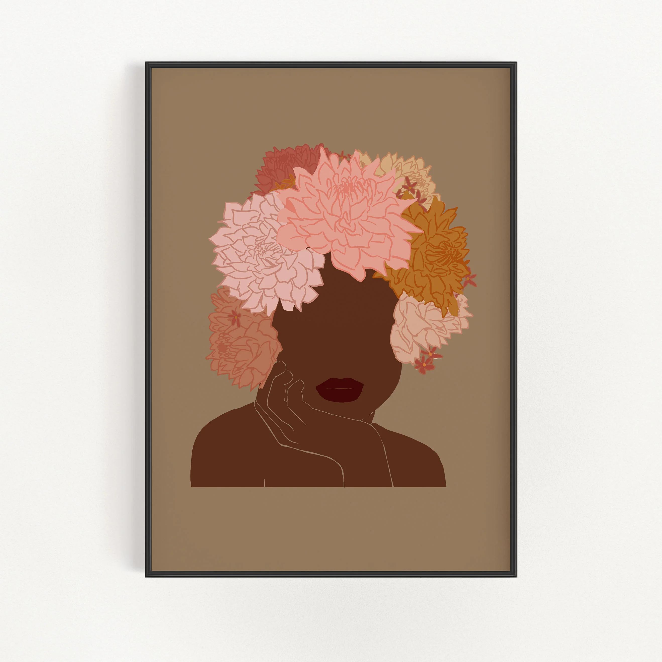 Floral Perm Wall Art